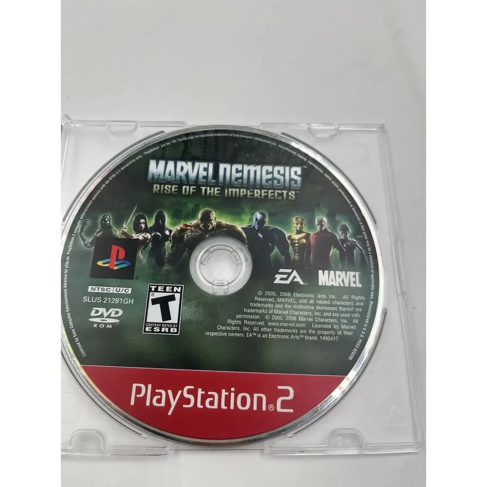 Marvel Nemesis Rise Of The Imperfects Greatest Hits Playstation 2